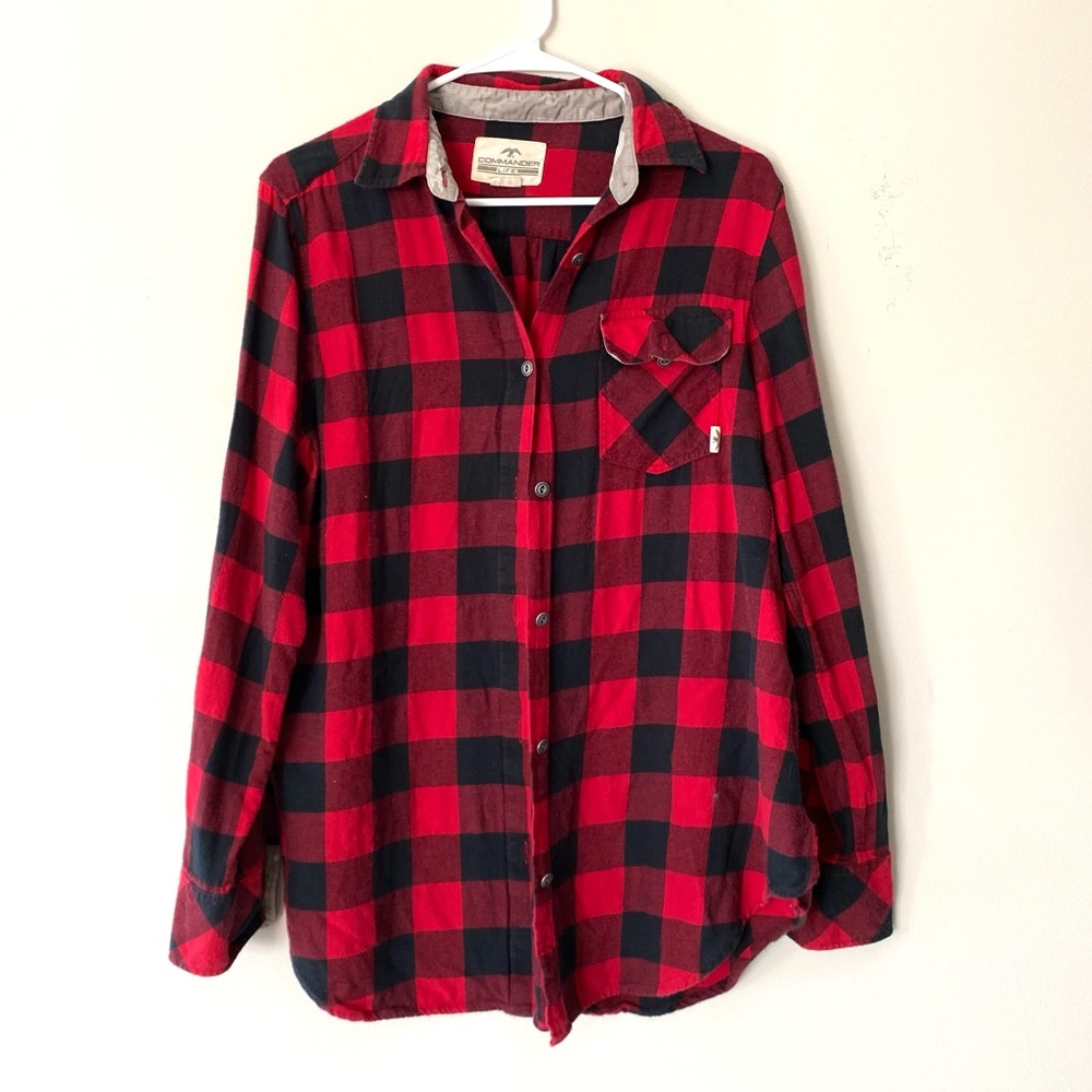 Commander flannel - large